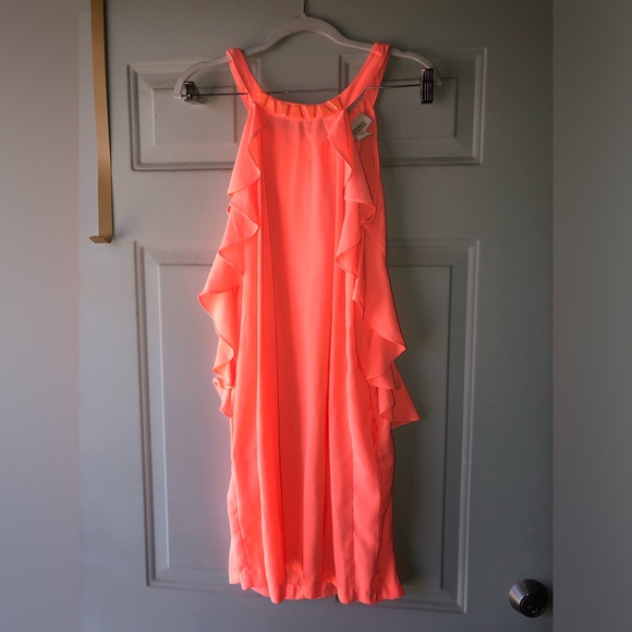 H&M Dresses & Skirts - H&M Conscious Collection neon orange dress size 2